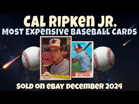 Cal Ripken Jr. Most Expensive eBay Sales Baseball Cards