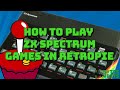 How to Play ZX Spectrum Games in Retropie