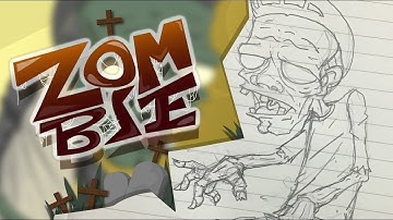 Drawing Zombie Vector iPad Gen 7 Affinity designer speed art