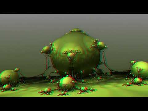 The Bugs Connection - 3D anaglyph fractal animation in HD