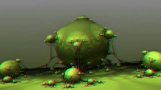 The Bugs Connection - 3D anaglyph fractal animation in HD
