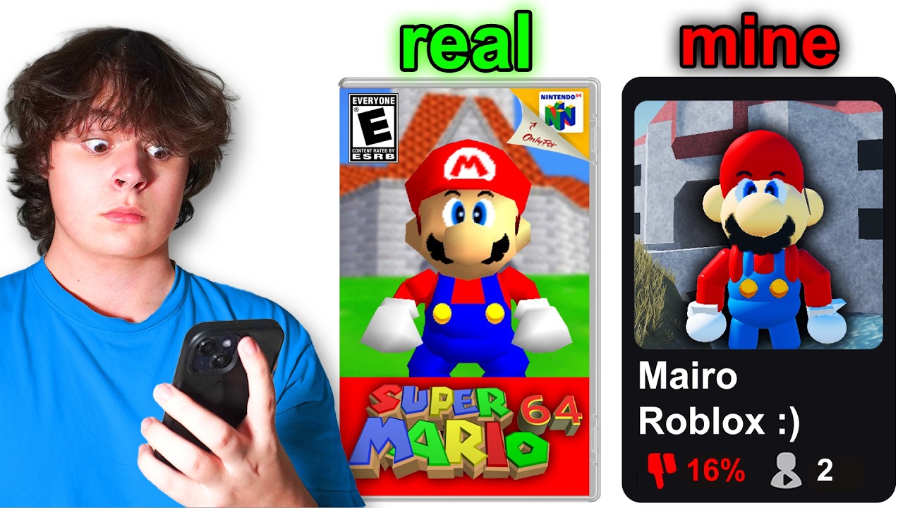 Remaking Games From Memory on Roblox