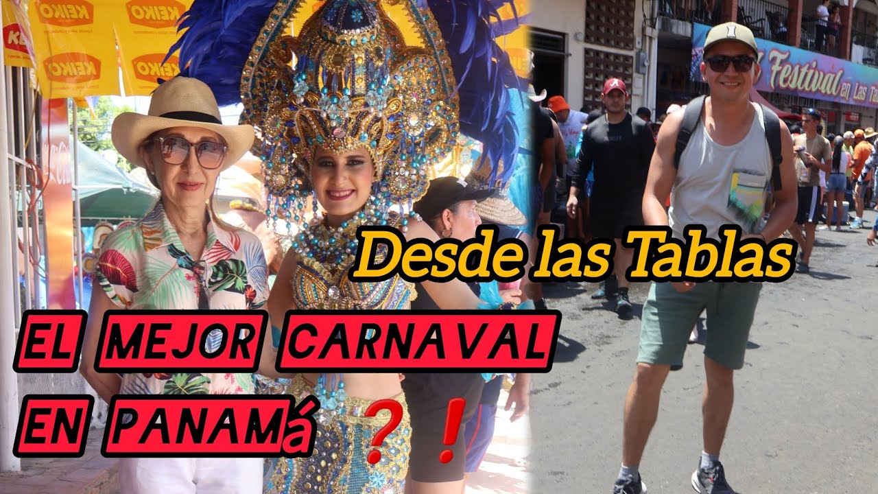 Carnaval panameño desde Las Tablas ‼️🎉🎉🔥
