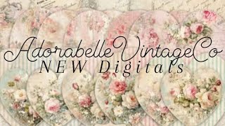 NEW French & Floral Paper and Hearts