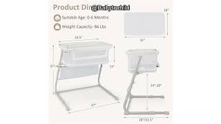 INFANS Baby Bassinet Review: Safe, Comfy Sleep Without Nighttime Struggles.