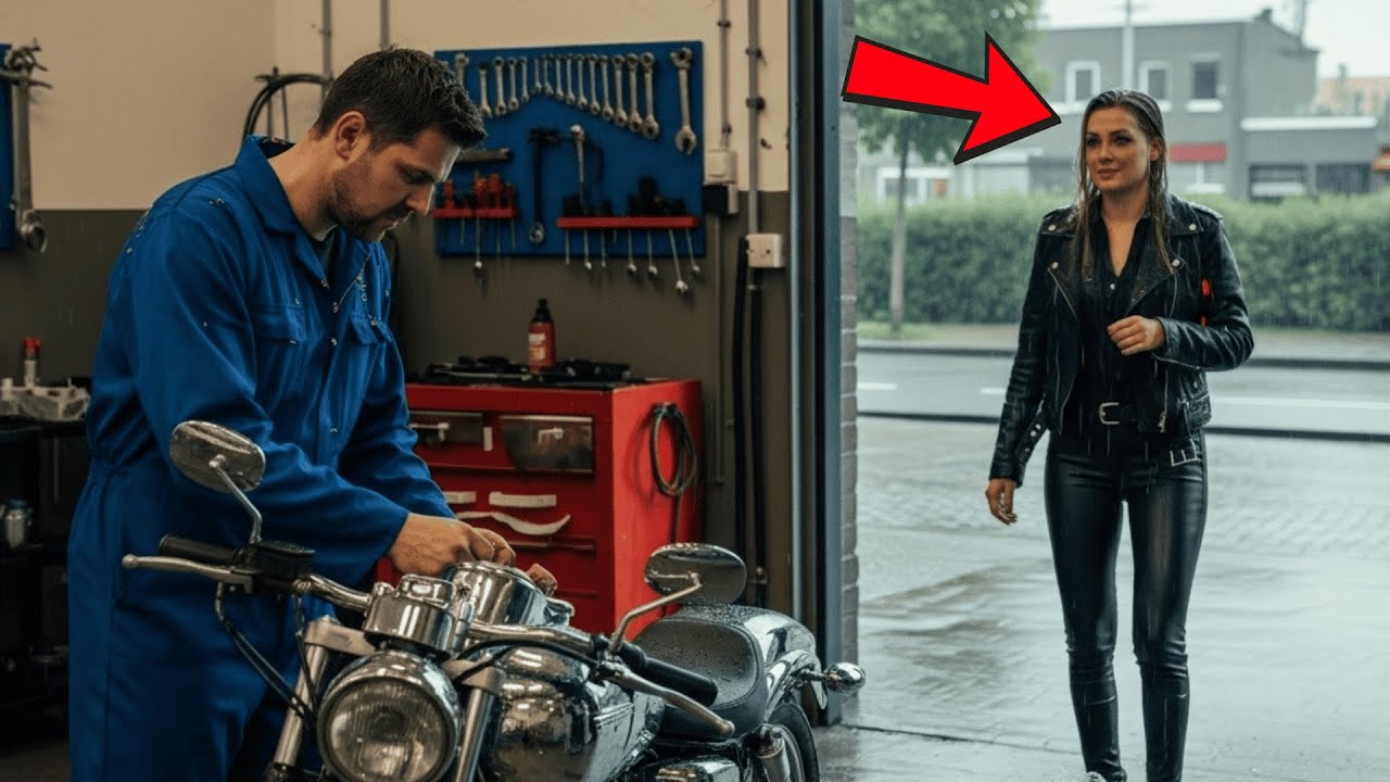 Un Pauvre Mécanicien A Réparé La Moto D’Une Femme — Sans Savoir Qu’Elle Était Millionnaire