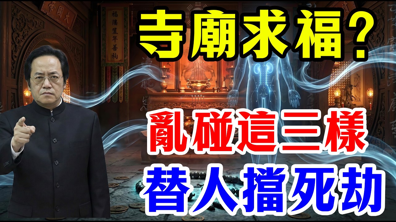 倪海廈：「西醫查不出的怪病！去寺廟打死別碰這3樣東西，你以為在求福，其實是替人擋死劫！」#倪海厦  #中醫養生 #風水禁忌 #經方 #寺廟