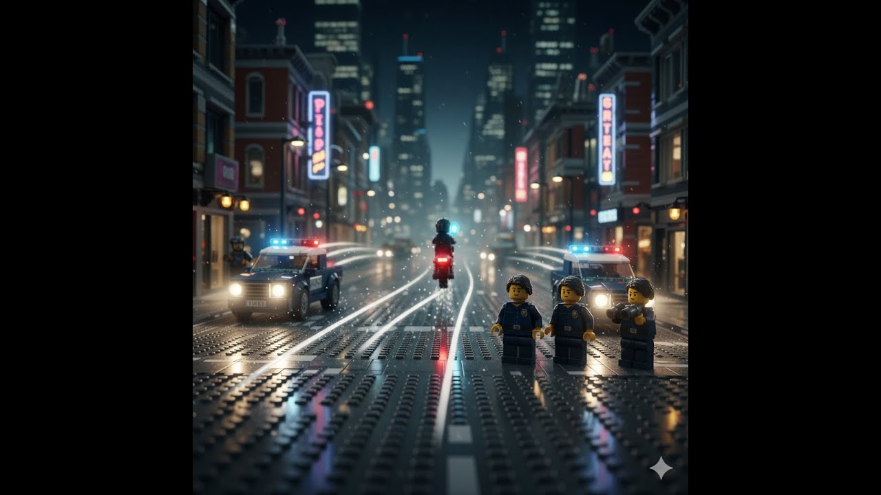 LEGO Police vs Criminals   Full Stop Motion Movie 1