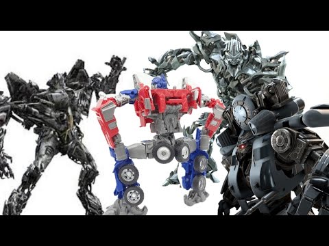 Optimus Prime takes 3 Decepticons - YouTube
