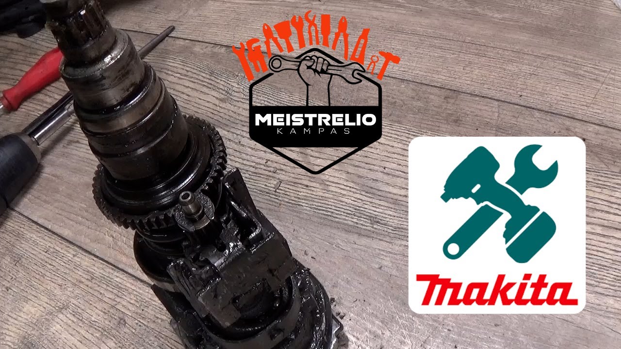 Makita HR2631FT hammer drill machine teardown 26 mm repair - YouTube