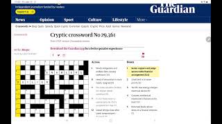 Guardian Cryptic Crossword (Friday, 19 April 2024)