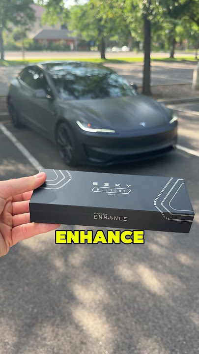 Installing Customizable Buttons In My Tesla 😅😳