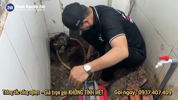 Dịch vụ thông tắc cống nghẹt | Hút hầm cầu | #thongcongnghet #thongtaccong