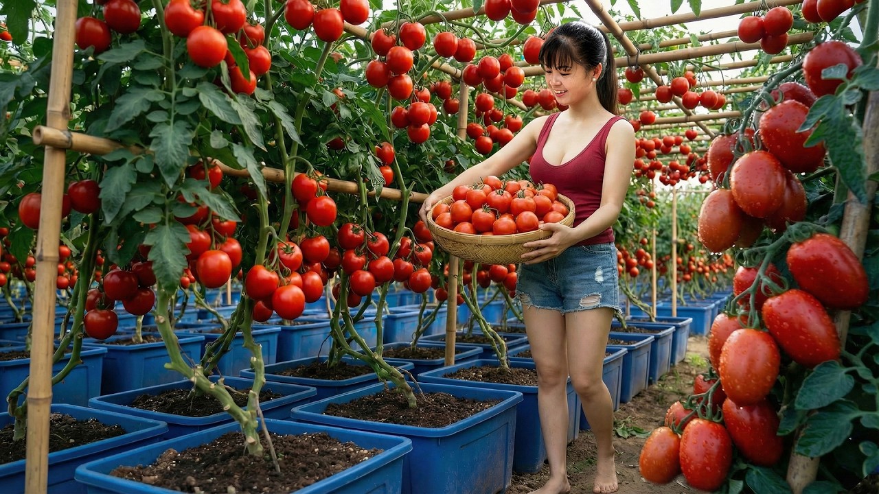 [TIMELAPSE] -- 288 Days Harvesting A Lot Of Tomatoes, Mulberries, Mushrooms Go To Sell