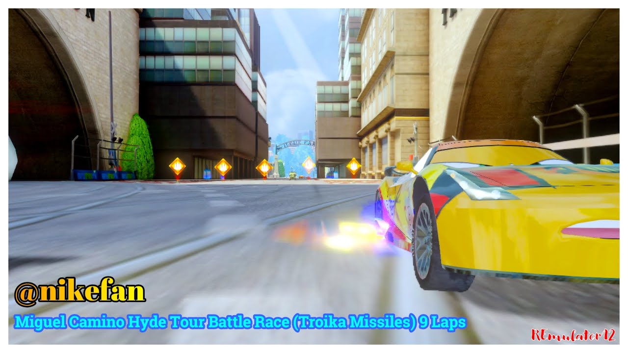 Cars 2 The Video Game | Miguel Camino - Battle Race (Troika Missiles ...