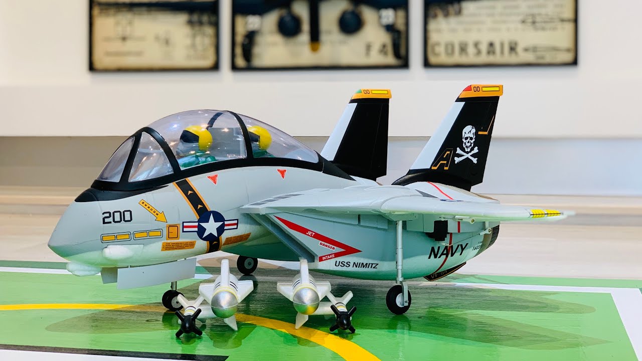 ( FNRC飛恩模型 ) Q版 F14開箱組裝！ 世界第一款Q版廠制機 超可愛古追 Q版 ENJOY2FLY 熊貓F-14