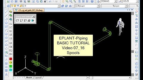 EPLANT-Piping Basic Tutorial: Spools Definition (pde_07_16)