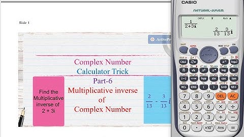 Complex Number part 6 #IOE#PU#KU#POU#Multiplicative inverse