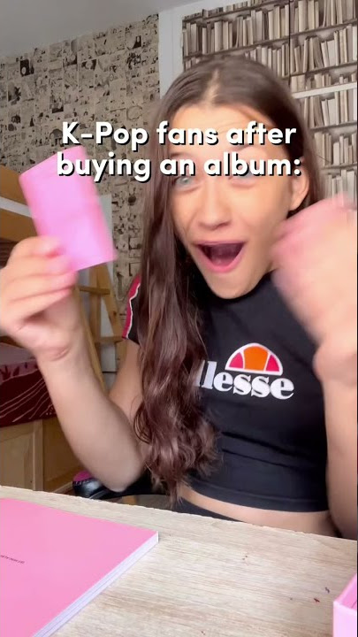 K-Pop fans after buying an album #kpop #blackpink #kpopfan #shorts