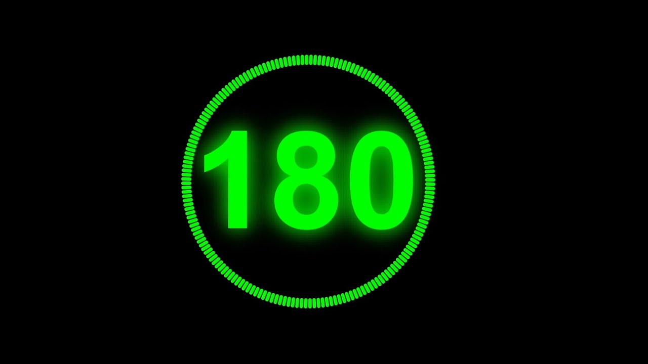 180 Second Timer with Music| 3 Minute timer with Music🎼⏰ - YouTube