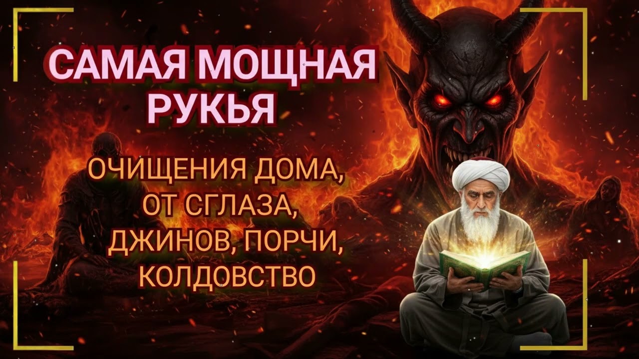 РУКЬЯ ПО КОРАНУ 🔥 ПОЛНОЕ ОЧИЩЕНИЕ ОТ СГЛАЗА, ПОРЧИ И КОЛДОВСТВА