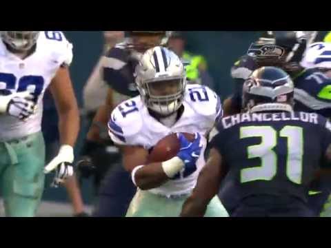 Ezekiel Elliott Takes on Kam Chancellor | Cowboys vs. Seahawks (Preseason) | NFL