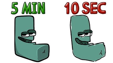 Alphabet Lore but I Draw it in 5 SECONDS vs 5 MINUTES ! #2