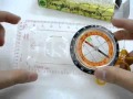 Liquidfilled protractor camping compass 50247