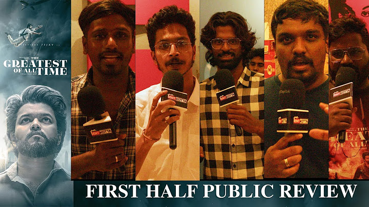 Goat 1st Half Review | Goat Public Review | Goat Movie Review | Thalapathy Vijay | Goat Review