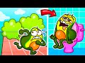 RUN, CADO! DON&#39;T CHOOSE THE WRONG TOILET! | Funny Zombie Dance | Pranks &amp; Hacks by Avocado Couple