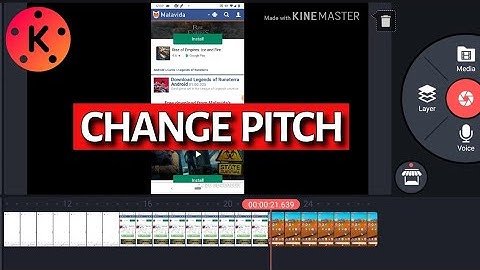 How to Change Pitch in KineMaster 2025?