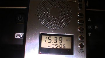 Radio Exterior de Espania 15390 Khz Degen DE17