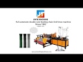 Operation video for Full automatic double wire chain link fence machine