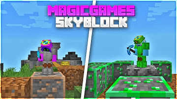 Hypixel Mcpe Skyblock || MagicGames Skyblock || Making Minion || MCPE INDIA #SKYBLOCK
