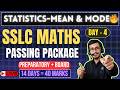 SSLC Maths Passing Package 🔥 | Target 40+ in 14 Days | Day 4 Mean &amp; Mode | 3 Marks Guaranteed