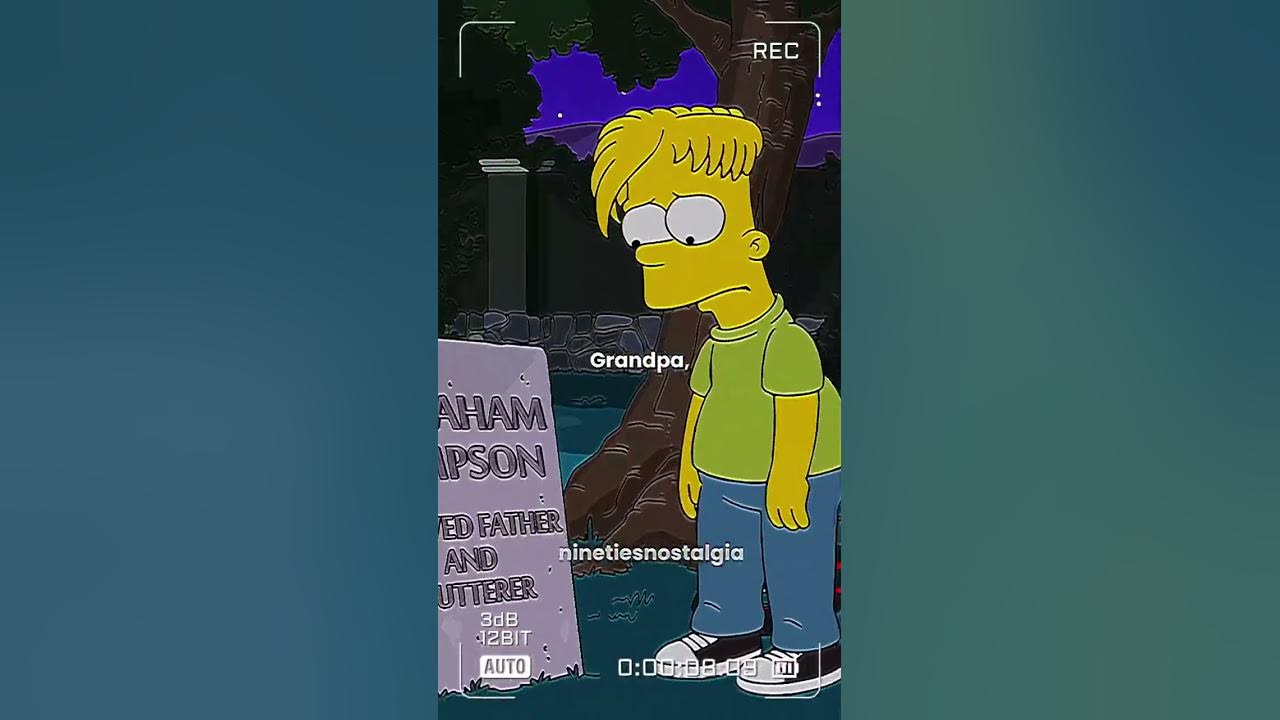 saddest simpson scene #simpsons #bartsimpson #sad #sadshorts #emotional #sadpoetry