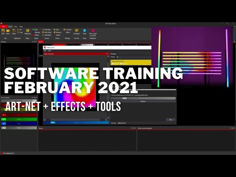 How to work with Art-net LED Strip Studio Software? Complete training tutorial.