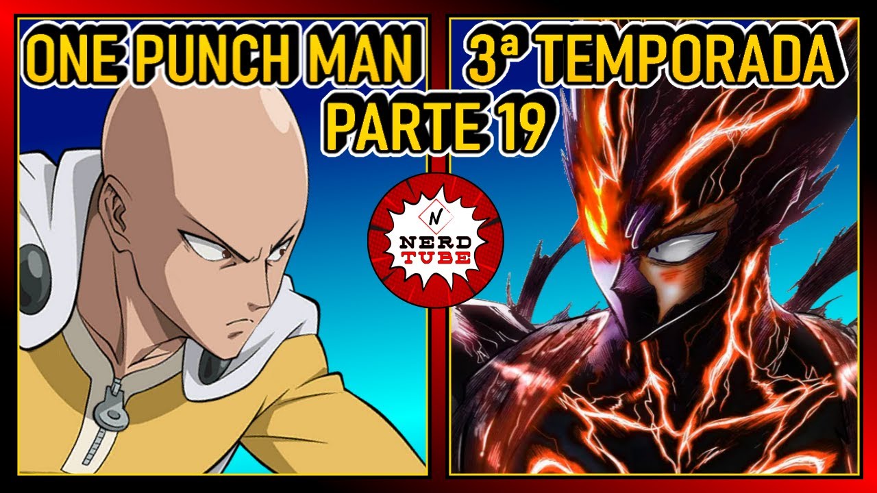 Saitama VS Garou - One Punch Man temporada 3 (Parte 19) Mangá 161, 162, 163  e 164 