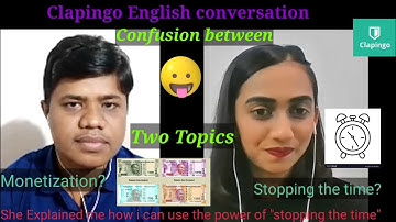 Clapingo English conversation with   tutor jheel#Clapingo conversation
