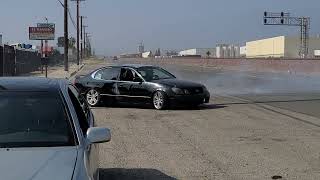 Lexus GS300 street sliding