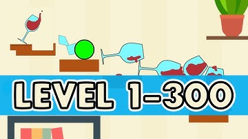 Spill It! | Level 1-300 (3 Stars) Walkthrough Gameplay