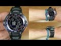 Casio SGW-600H-2BCF Compass Thermometer GMT Watch - YouTube