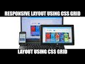 Responsive layout using css grid in 10 minutes