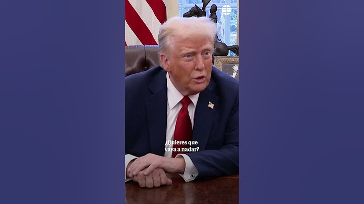 Donald Trump sobre el accidente: "Tú me dices cuál es el sitio. ¿El agua?¿Quieres que vaya a nadar?"