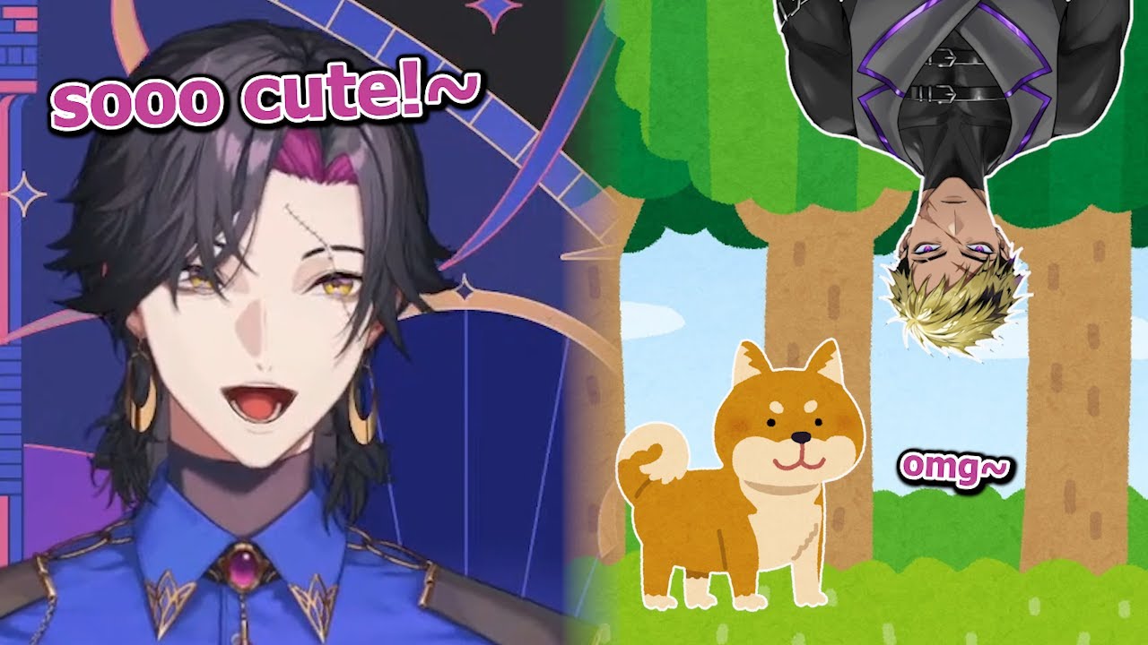 just zali gushing about vanta's dog ryu 🐶