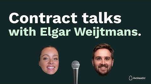 Contract Talks with Elgar Weijtmans