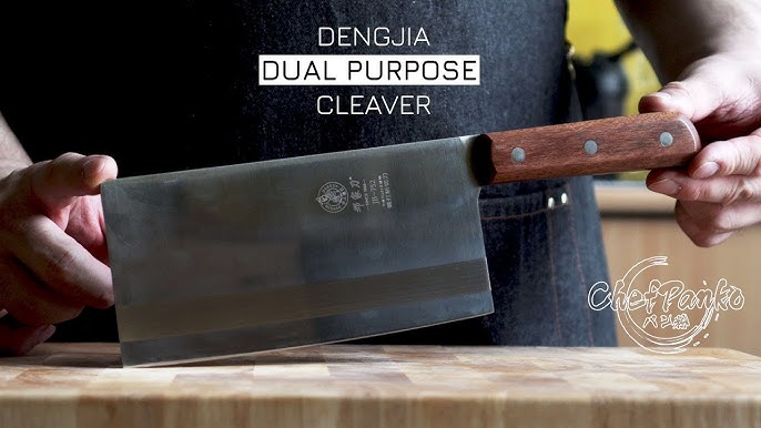 Shi Ba Zi Zuo Chinese Cleaver Review - All Purpose Cleaver P01 - 十八子作 ( Shibazi) - ChefPanko