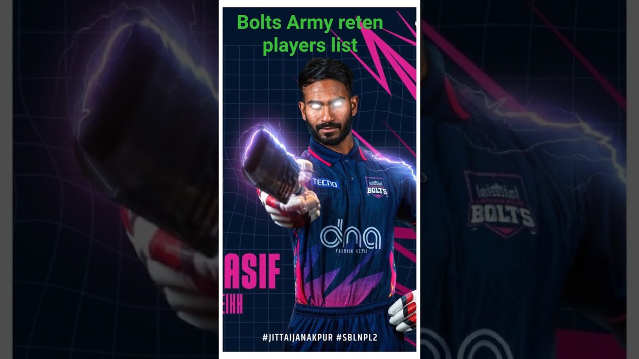 7 STAR Players Retained by Janakpur Bolts in NPL 2025!