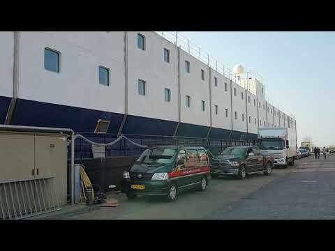 Urk, opvangschip Oekraïense vluchtelingen (24 maart 2022)