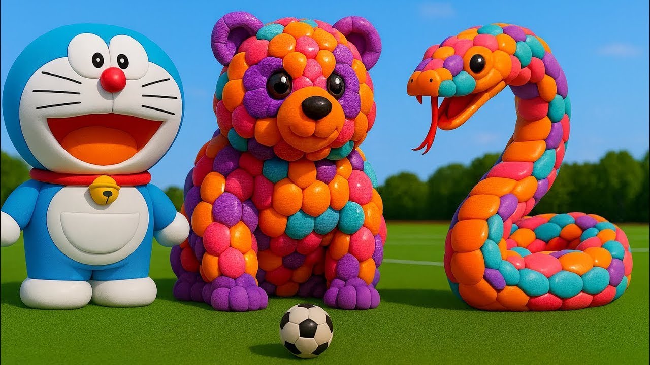 The mascot vibrato assistant snake placed on the football field is popular, co-produced and creative